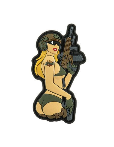 M-TAC Tactical Girl 4 PVC Patch (various colors)