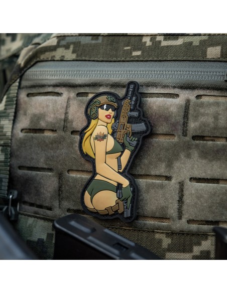 M-TAC Tactical Girl 4 PVC Patch (various colors)