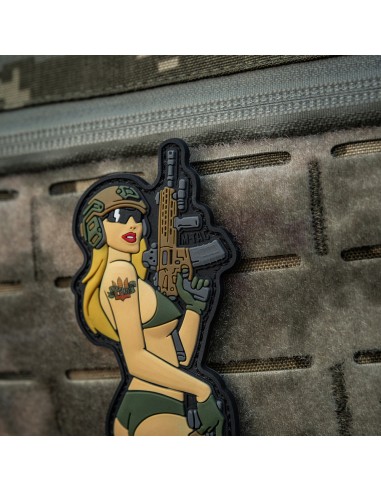 M-TAC Tactical Girl 4 PVC Patch (various colors)