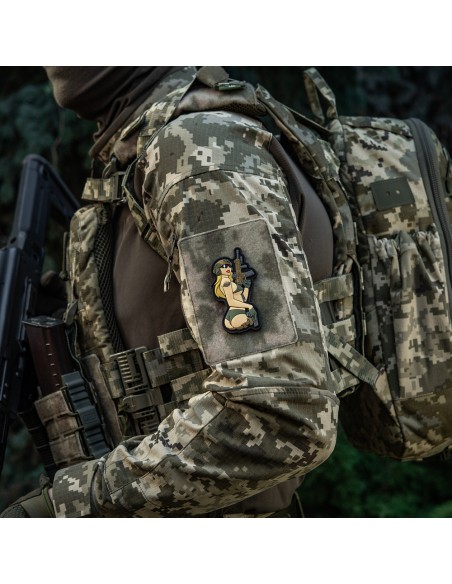 M-TAC Tactical Girl 4 PVC Patch (various colors)
