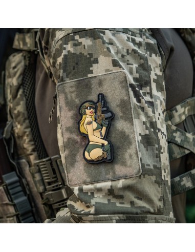 M-TAC Tactical Girl 4 PVC Patch (various colors)