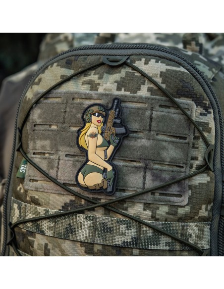 M-TAC Tactical Girl 4 PVC Patch (various colors)