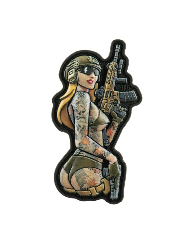 M-TAC Tactical Girl 4 PVC Patch (various colors)