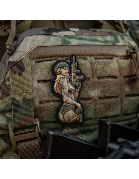M-TAC Tactical Girl 4 PVC Patch (various colors)