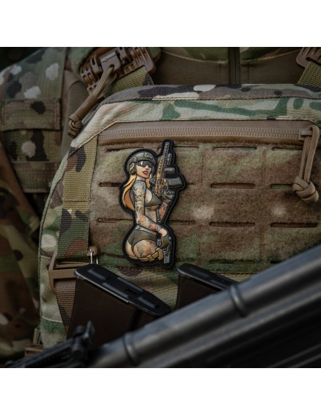 M-TAC Tactical Girl 4 PVC Patch (various colors)