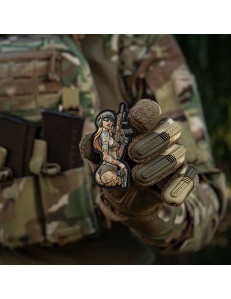 M-TAC Tactical Girl 4 PVC Patch (various colors)