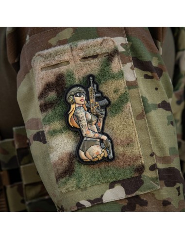 M-TAC Tactical Girl 4 PVC Patch (various colors)
