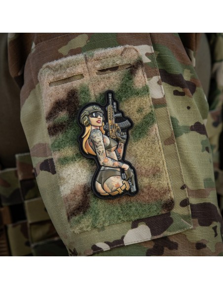 M-TAC Tactical Girl 4 PVC Patch (various colors)