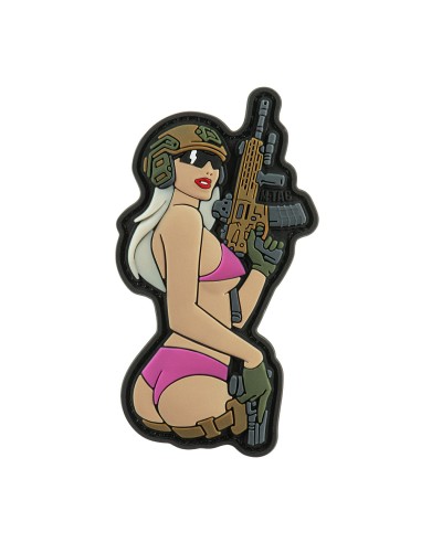 M-TAC Tactical Girl 4 PVC Patch (various colors)