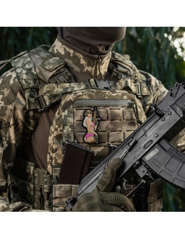 M-TAC Tactical Girl 4 PVC Patch (various colors)