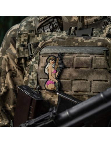 M-TAC Tactical Girl 4 PVC Patch (various colors)
