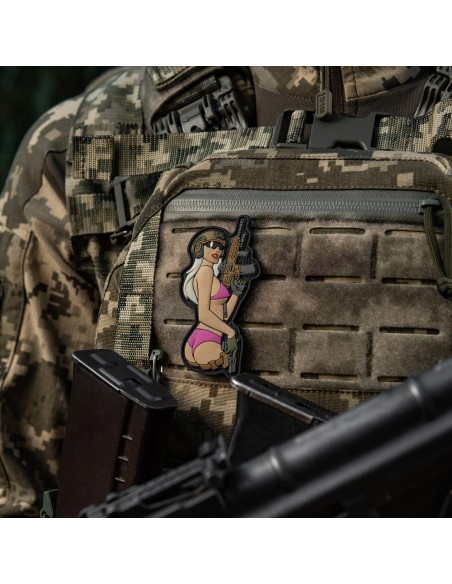 M-TAC Tactical Girl 4 PVC Patch (various colors)