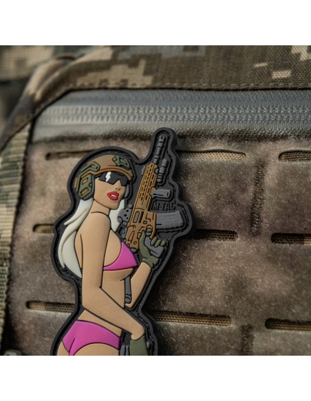 M-TAC Tactical Girl 4 PVC Patch (various colors)