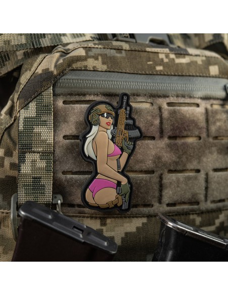 M-TAC Tactical Girl 4 PVC Patch (various colors)