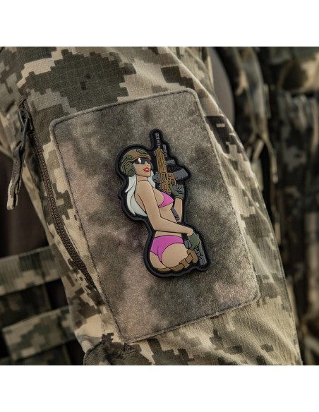 M-TAC Tactical Girl 4 PVC Patch (various colors)