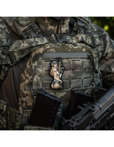 M-TAC Tactical Girl 4 PVC Patch (various colors)