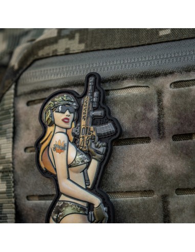 M-TAC Tactical Girl 4 PVC Patch (various colors)