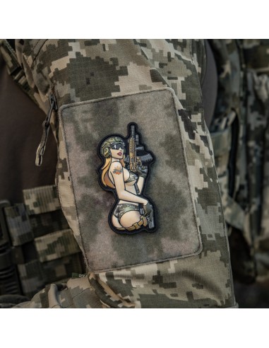 M-TAC Tactical Girl 4 PVC Patch (various colors)
