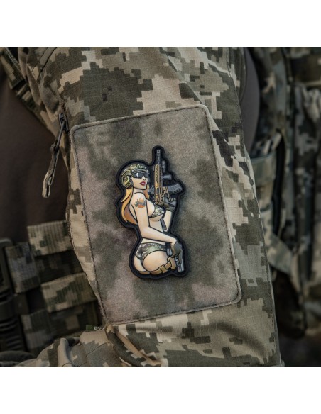 M-TAC Tactical Girl 4 PVC Patch (various colors)