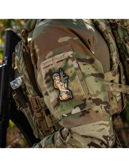 M-TAC Tactical Girl 4 PVC Patch (various colors)