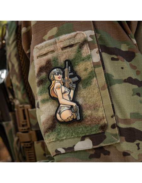 M-TAC Tactical Girl 4 PVC Patch (various colors)