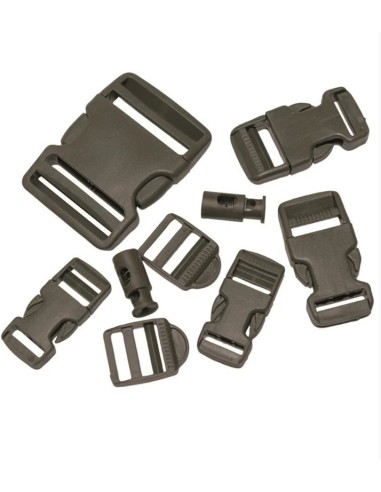 Mil-Tec Buckle Set Plastikpandlad 9-osaline...