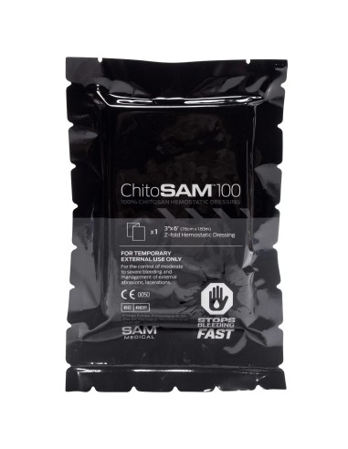 ChitoSAM 100 Hemostatic Dressing (3" X 6' Z-FOLD)