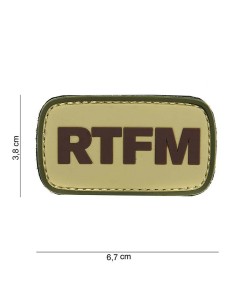 RTFM PVC Embleem