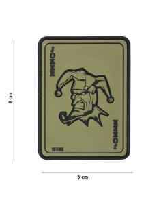 Joker PVC Rubber Patch (green)