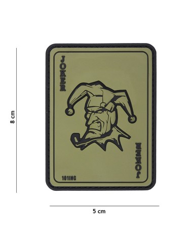 Joker PVC Rubber Patch (green)