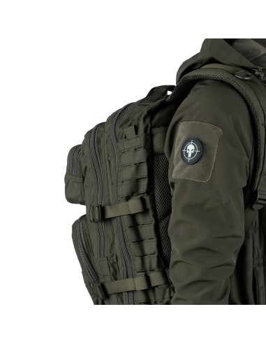 Punisher sight PVC Rubber Patch (black/glows in...