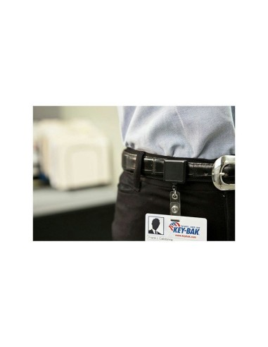 KEY-BAK Retract-A-Badge ID Square with Clip...