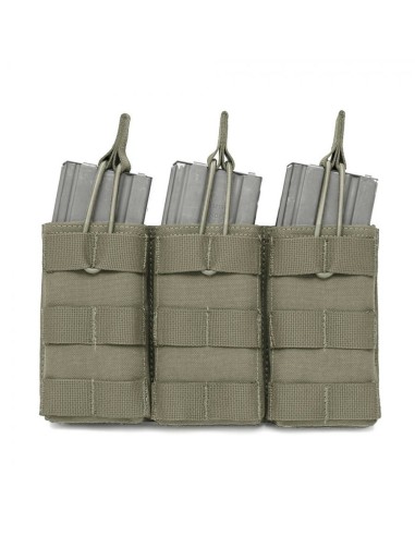 Warrior M4 TRIPLE Open Mag Pouch (various colours)
