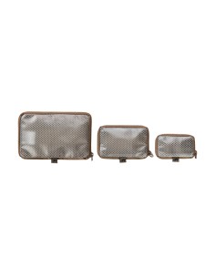 Tasmanian Tiger Mesh VL Pouch Storage Bag Set (Coyote)