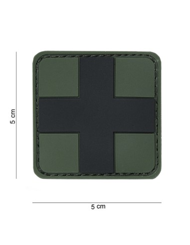 Red Cross PVC Patch (Green / Forest)