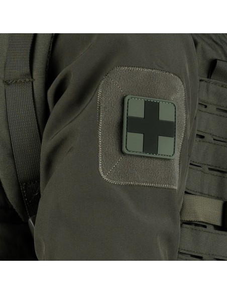 Red Cross PVC Patch (Green / Forest)