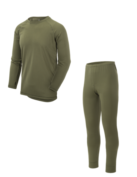 Helikon-Tex US LVL 1 Thermal Underwear Set, Size S (olive green)