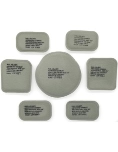 Helmet Pad Set, 7-pieces (grey)