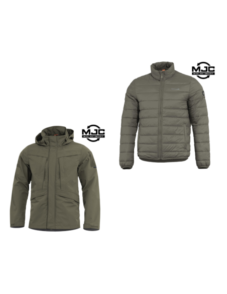 Pentagon Hurricane + Nucleus Jacket Set (size M / RAL7013)