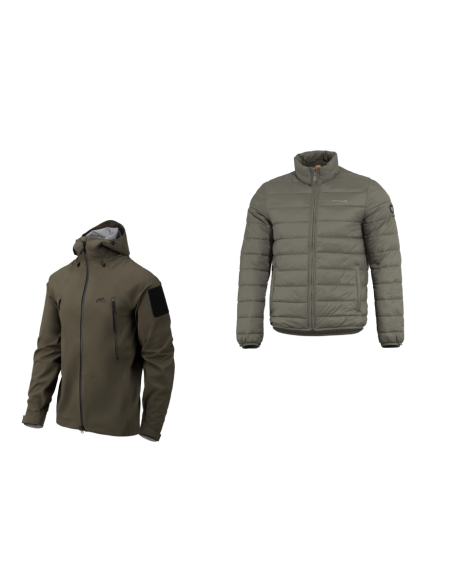 Helikon-Tex Squall + Pentagon Nucleus Jacket Set (size M / green)