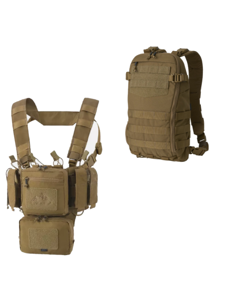 Helikon-Tex Training Mini Rig and Helikon-Tex Guardian Cargo Pack Set (coyote)