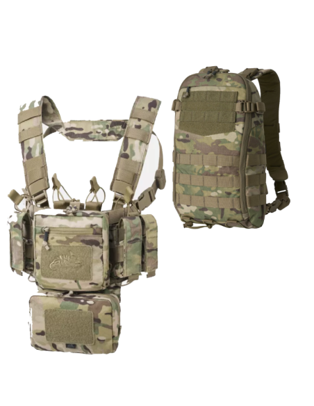 Helikon-Tex Training Mini Rig and Helikon-Tex Guardian Cargo Pack Set (multicam)