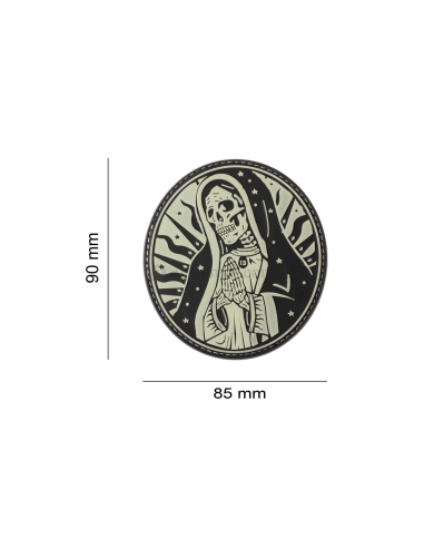 Santa Muerte PVC Embleem (SWAT)