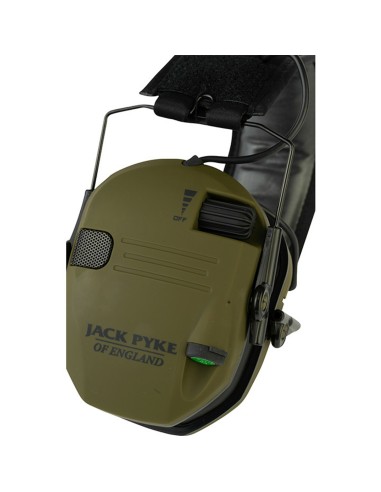 Jack Pyke Electronic Ear Defenders (olive green)