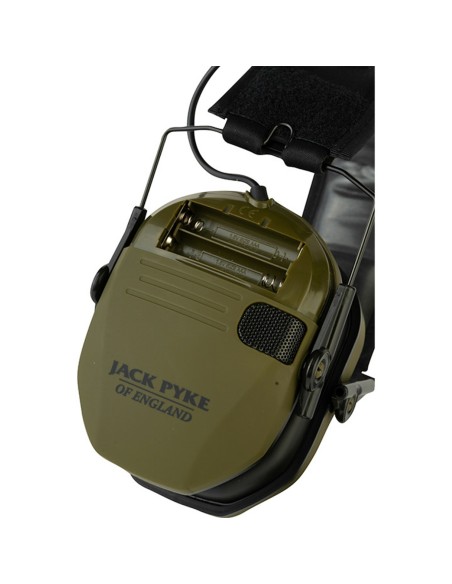 Jack Pyke Electronic Ear Defenders (olive green)