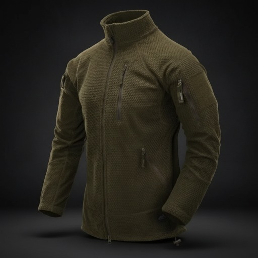 Helikon-Tex Alpha Tactical grid fleece jacket front view